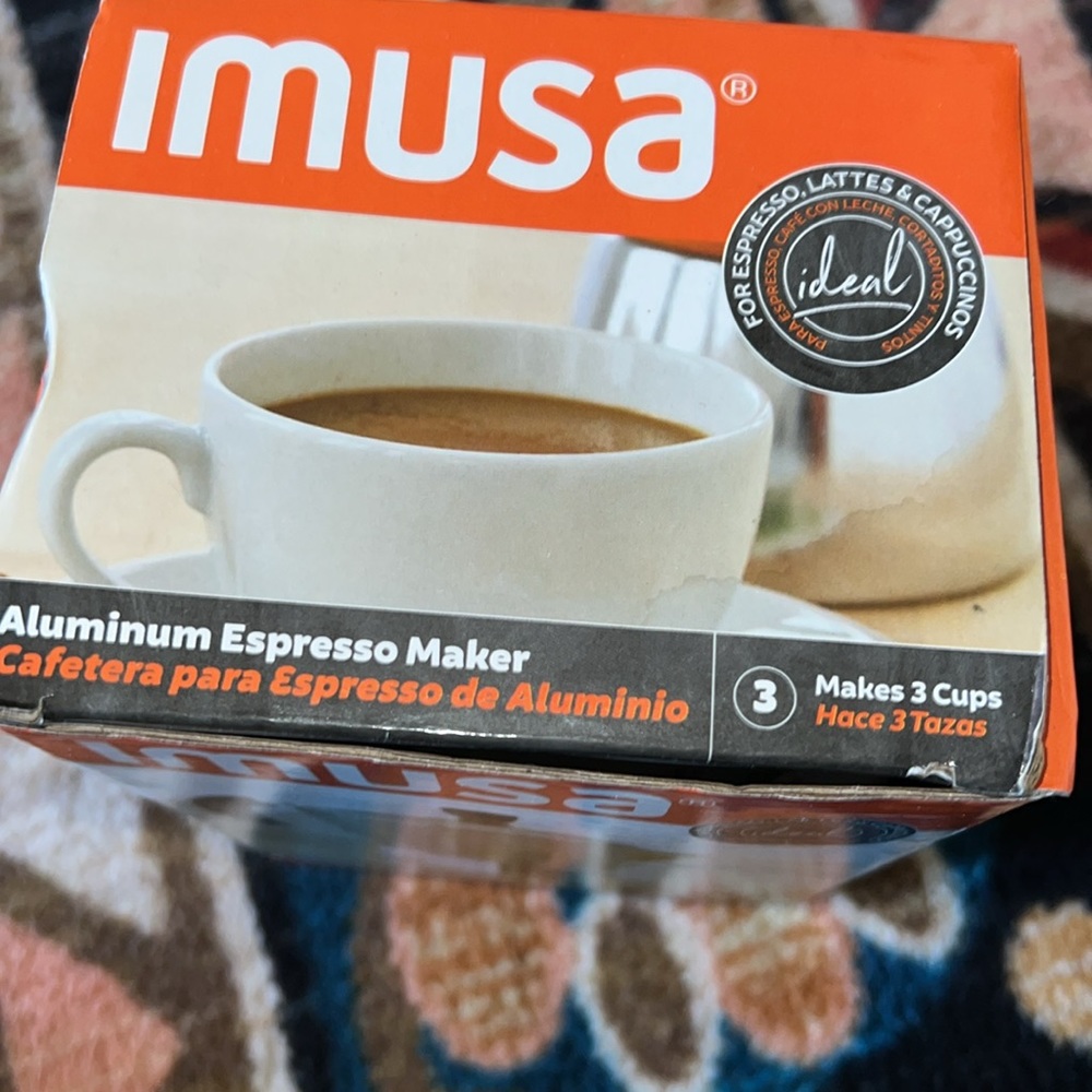 Imusa USA Aluminum Stovetop 3-cup Espresso Maker (B120-43V), Silver - Picture 8 of 10